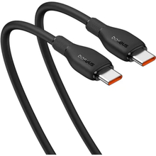 Кабель BASEUS Pudding Series Fast Charging Cable Type-C to Type-C 100W 1.2m Cluster Black (P10355702111-00)