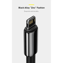 Кабель BASEUS Tungsten Gold Fast Charging Data Cable USB to iP 2.4A 2 м Black (CALWJ-A01)