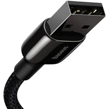 Кабель BASEUS Tungsten Gold Fast Charging Data Cable USB to iP 2.4A 2 м Black (CALWJ-A01)