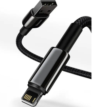 Кабель BASEUS Tungsten Gold Fast Charging Data Cable USB to iP 2.4A 2 м Black (CALWJ-A01)