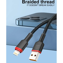 Кабель WUW X203 USB Lightning 2,4А 1 м Black (6972573336210)
