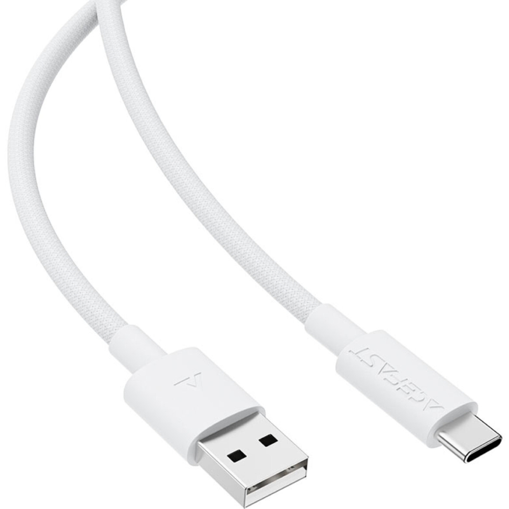 Кабель ACEFAST C18-04 USB-A to USB-C 1.2 м White (6974316284260) Довжина 1.2