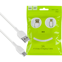 Кабель HOCO X13 USB to Type-C 3A 1 м White (6957531061199)