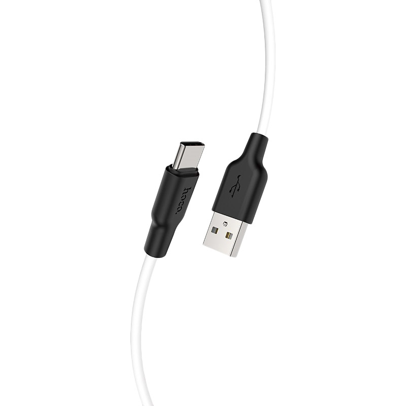 Кабель HOCO X21 Plus USB для Type-C 3A 2 м Black+White (6931474713889)