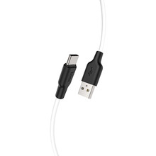Кабель HOCO X21 Plus USB для Type-C 3A 2 м Black+White (6931474713889)