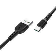 Кабель HOCO X33 Type-C 5A Surge charging data cable Black1 м (6931474706119)