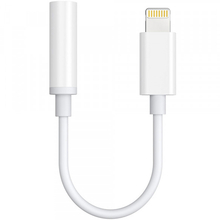 Переходник CHOETECH Lightning - аудио 3.5 мм 0.1 м White (AUX005)
