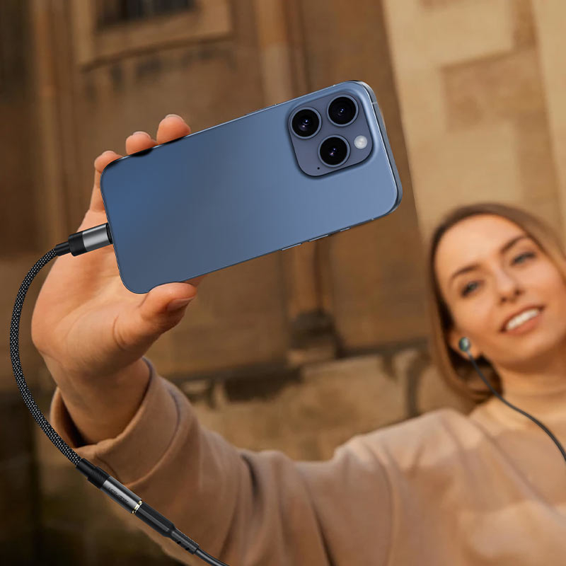 Переходник ACEFAST J12 USB Type-C - аудио 3.5 mm 15 см Black (6974316285281) Подсветка False