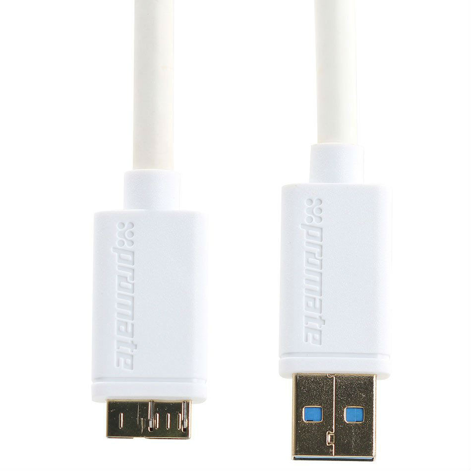 Кабель PROMATE linkMate-U4 USB-microUSB 1.15 м White Тип USB - micro USB 3.0