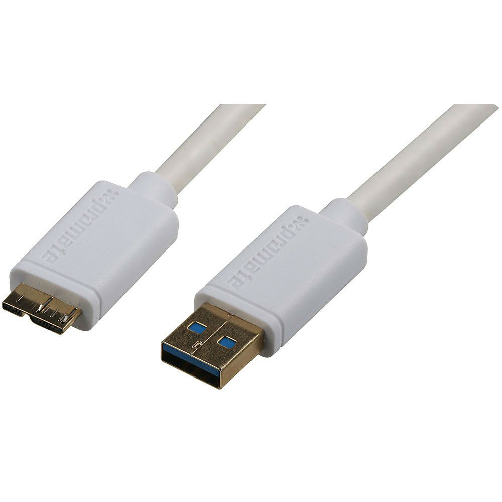 Кабель PROMATE linkMate-U4 USB-microUSB 1.15 м White Довжина 1.15