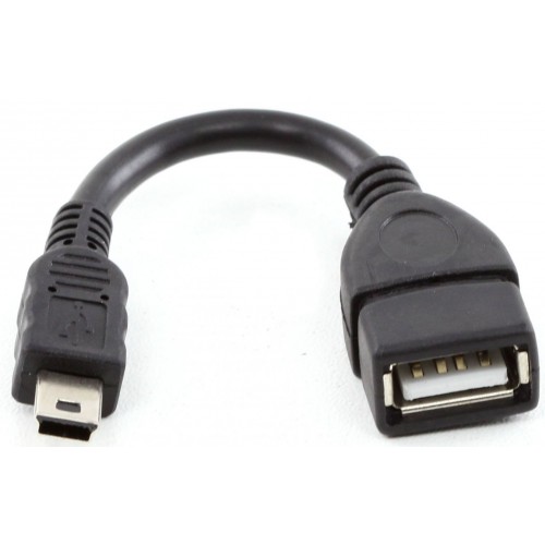 Кабель ATCOM USB2.0 OTG AF - mini-B 5P 0.1м (12822)