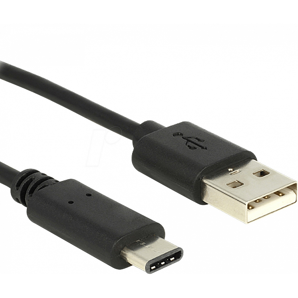 Кабель DROBAK круглий USB 2.0-Type C 1.0 м 2А (DR-1604) Black (219094)