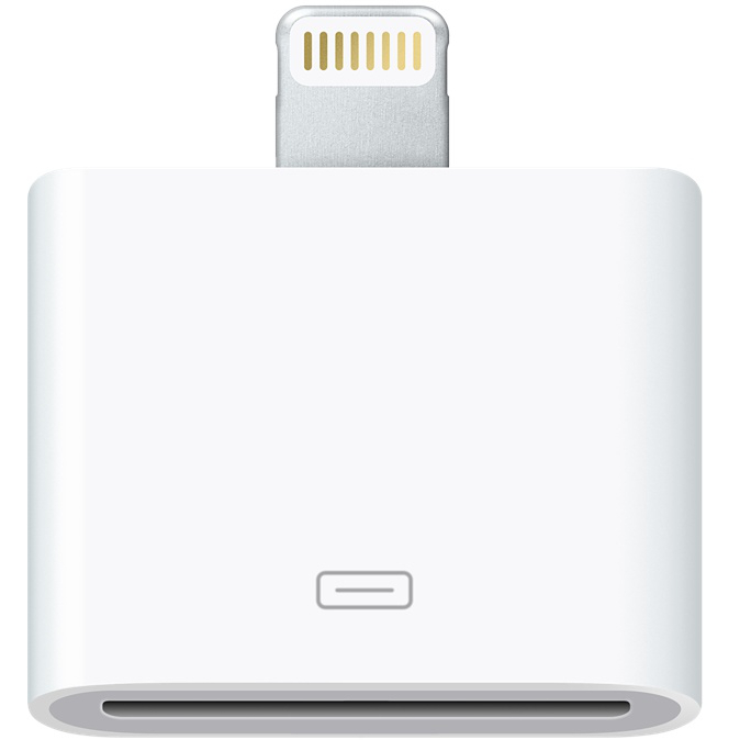 Адаптер APPLE Lightning to 30-pin Adapter (MD823)