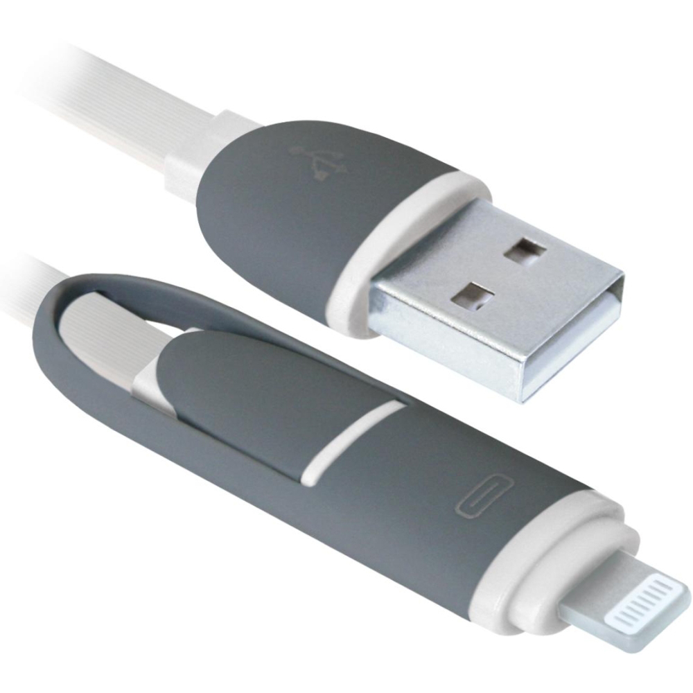 Кабель DEFENDER USB10-03BP (87493) Тип USB - micro-USB/Lightning