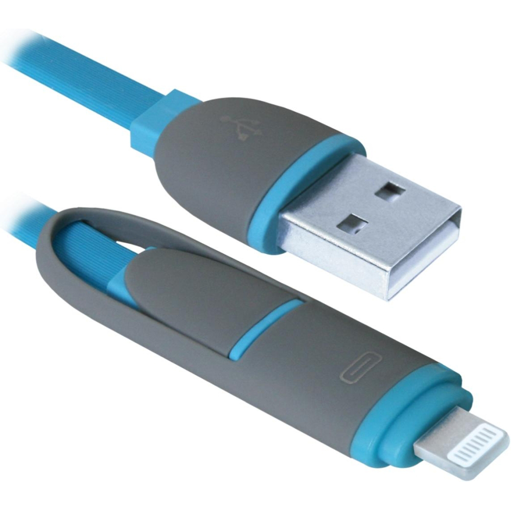 Кабель DEFENDER USB10-03BP (87487) Тип USB - micro-USB/Lightning