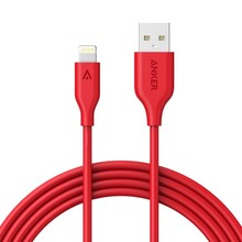 Кабель ANKER Powerline+ Lightning - 1.8 м V3 Red (A8122H91)