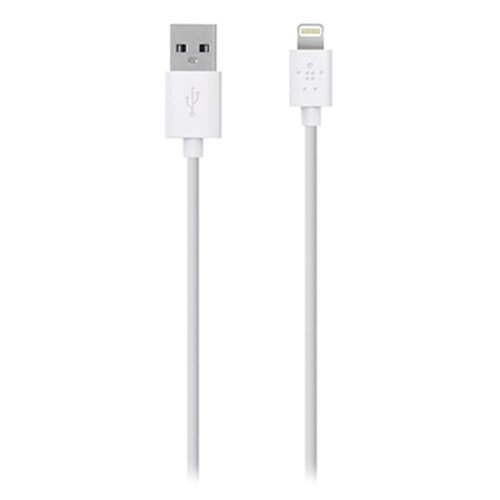 Кабель BELKIN USB 2.0 LIGHTNING 2m White (F8J023bt2M-WHT)