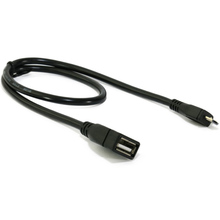 Кабель EXTRADIGITAL OTG USB 2.0 AF / micro USB 0.5m black (KBO1617)