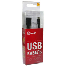 Кабель EXTRADIGITAL OTG USB 2.0 AF / micro USB 0.5m black (KBO1617)