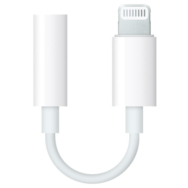 Переходник APPLE Lightning to headphone adapter Тип Lightning - аудио 3.5 мм