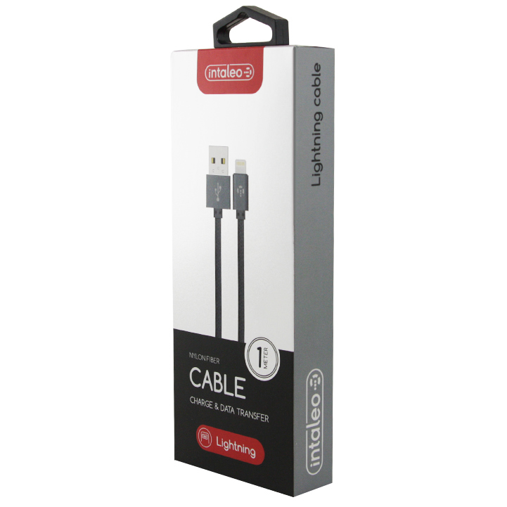 Кабель INTALEO CBGNYL1 для Apple iPhone 5 Тип USB - Lightning