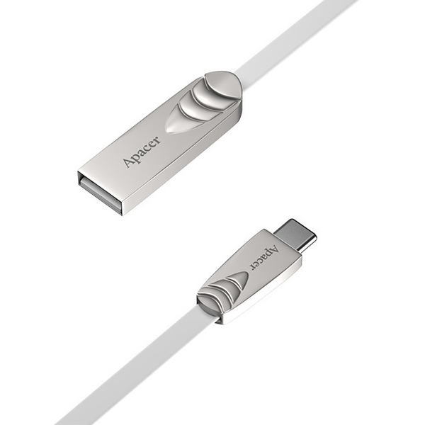 Кабель APACER DC112 Type-C to USB 2.0 White (APDC112W-1) Длина 1