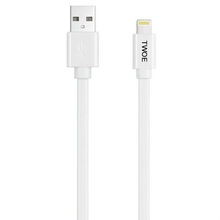 Кабель 2E USB MFI Lightning Data/Charge Flat 1.5m White (2E-CCMFI002-15W)