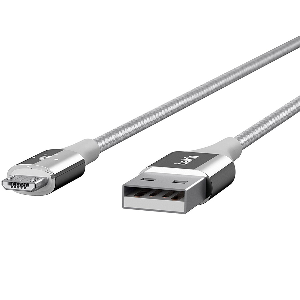 Кабель BELKIN MIXIT DuraTek MICRO-USB 1.2 m Silver (F2CU051bt04-SLV) Тип USB - micro-USB