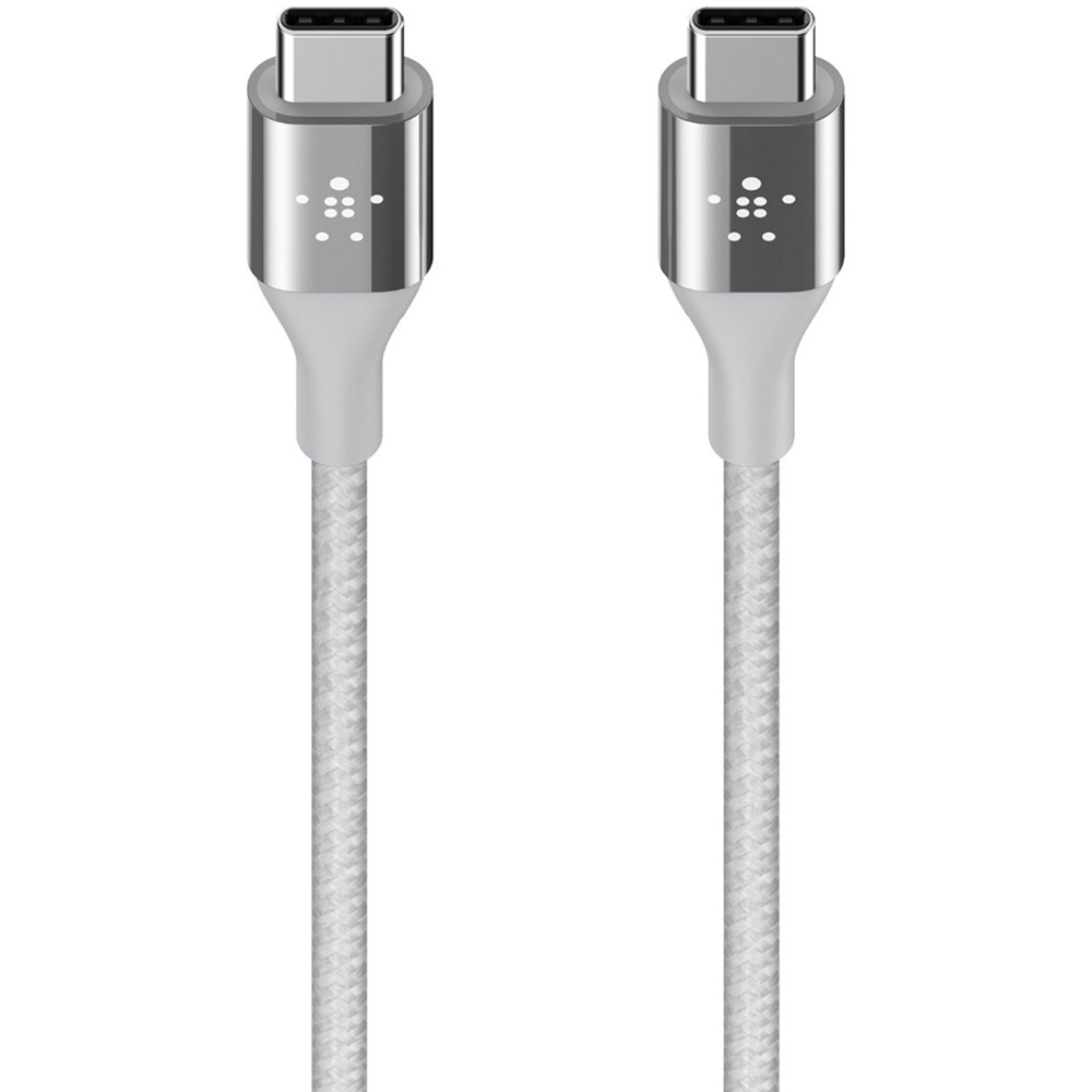 Кабель BELKIN MIXIT DuraTek USB-C to USB-C 1.2 m Silver (F2CU050bt04-SLV)