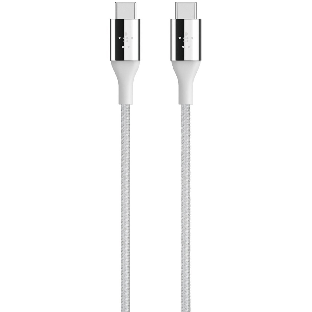 Кабель BELKIN MIXIT DuraTek USB-C to USB-C 1.2 m Silver (F2CU050bt04-SLV) Тип USB Type-С - USB Type-С