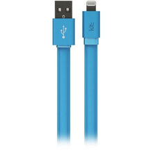 Кабель USB KIT-Lightning cable 1м MFI Blue (IP5USBFRESHBL)