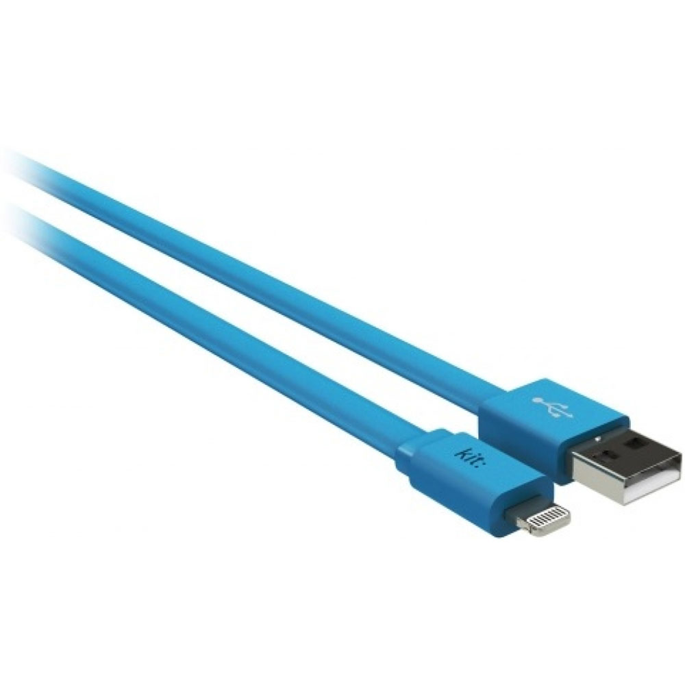 Кабель USB KIT-Lightning cable 1м MFI Blue (IP5USBFRESHBL) Тип USB - Lightning