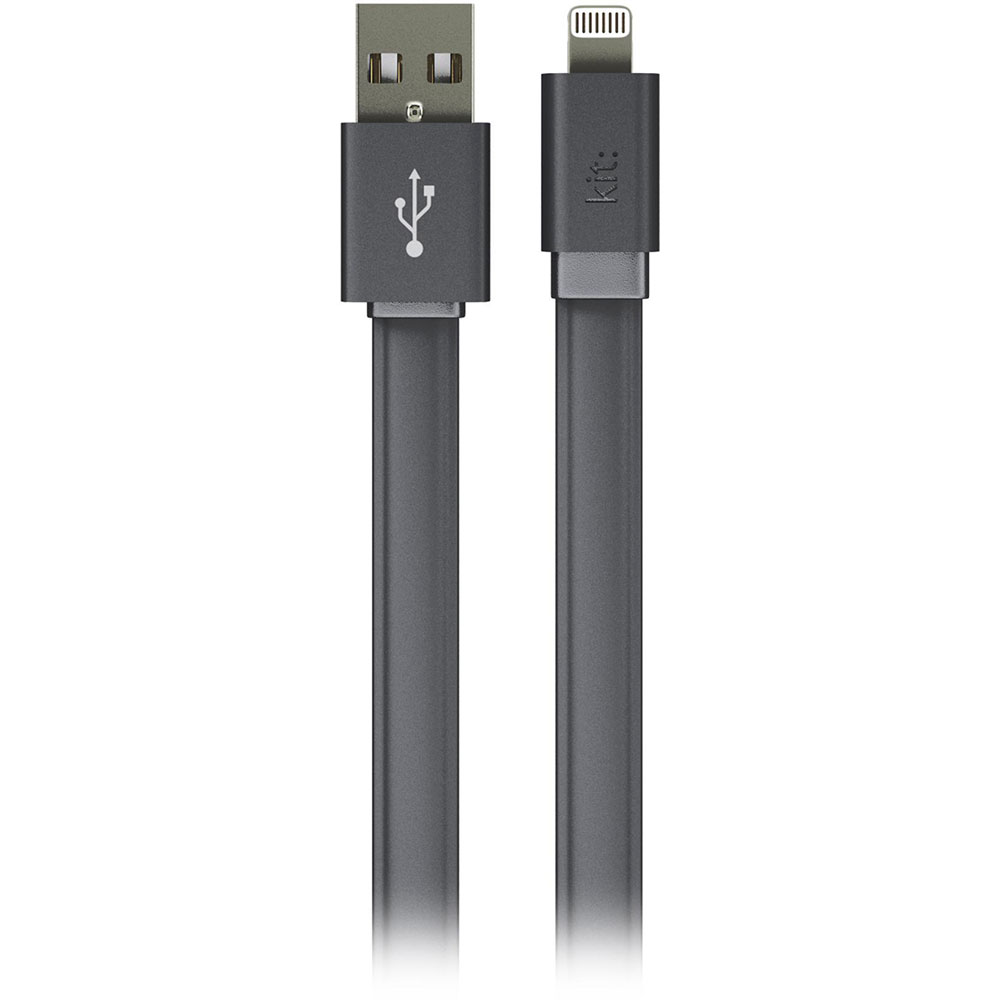 Кабель USB KIT-Lightning cable 1м MFI Grey (IP5USBFRESHGY)