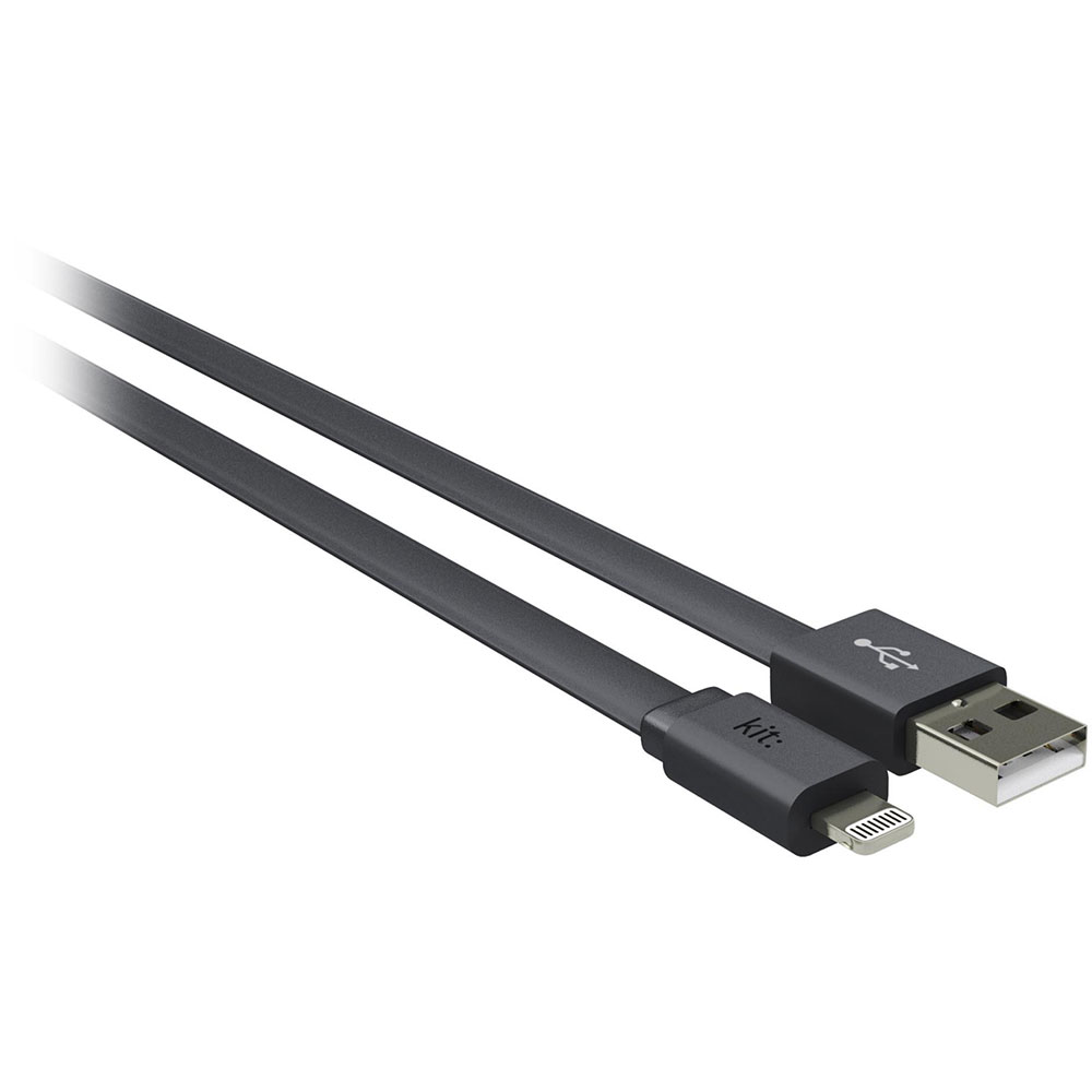 Кабель USB KIT-Lightning cable 1м MFI Grey (IP5USBFRESHGY) Тип USB - Lightning