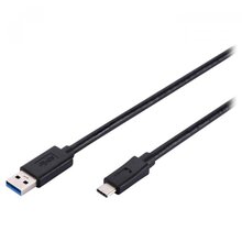 Кабель ASSMANN USB 3.0 (AM/Type-C) 1.0 m black (AK-300136-010-S)