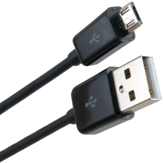 Кабель EXTRADIGITAL USB 2.0 AM / microUSB-B 0.5m black (KBU1624) Тип USB - micro-USB