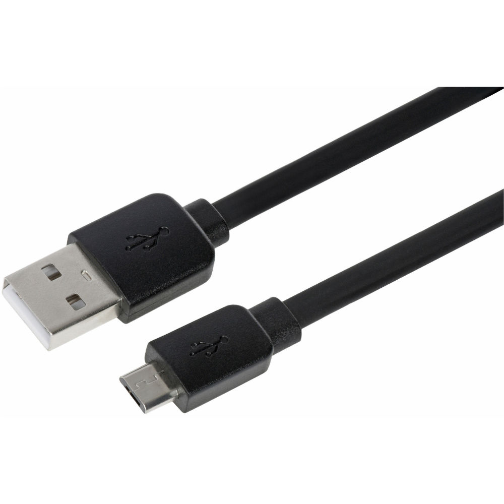 Кабель 2E 2.0 to Micro USB Black (2E-CCMPVC-1MBL) Тип USB - micro-USB