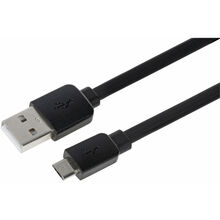 Кабель 2E 2.0 to Micro USB Black (2E-CCMPVC-1MBL)