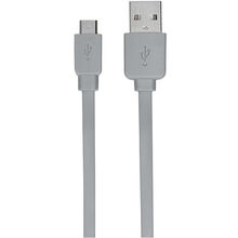 Кабель 2E 2.0 to Micro USB, Grey (2E-CCMPVC-1MGR)