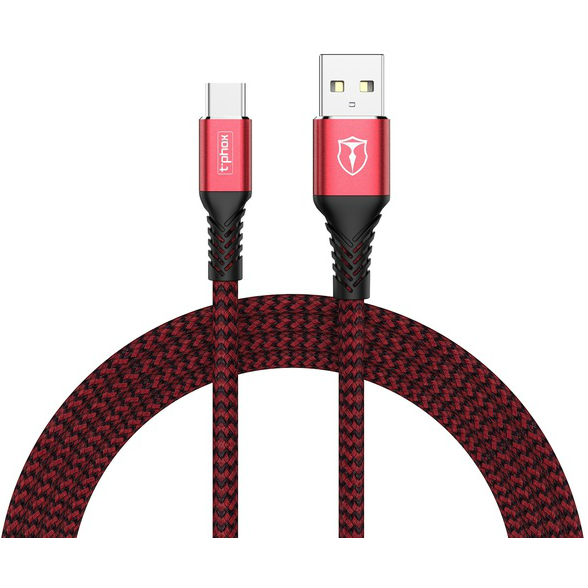 

Кабель T-PHOX Jagger T-C814 red Type-C, Jagger T-C814 Type-C - 1m