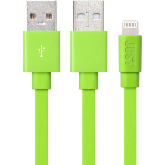 Кабель JUST LGTNG-FRDM-GRN Freedom Lightning+USB Cable 1,2 M Gr