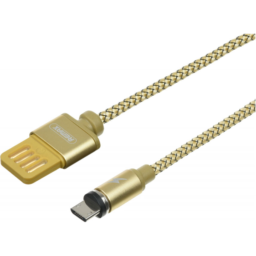 Кабель REMAX Magnetic Micro USB 1 м, gold (RC-095M-GOLD) Тип USB - micro-USB