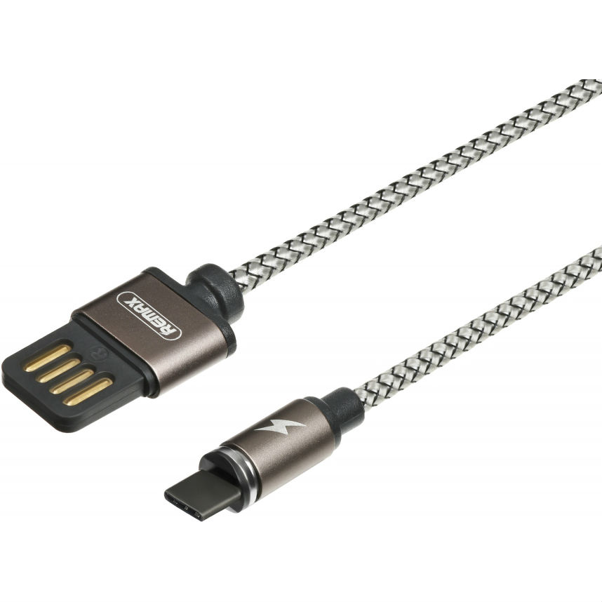 Кабель REMAX Magnetic Type-C 1 м, tarnish (RC-095A-TARNISH) Тип USB - USB Type-С