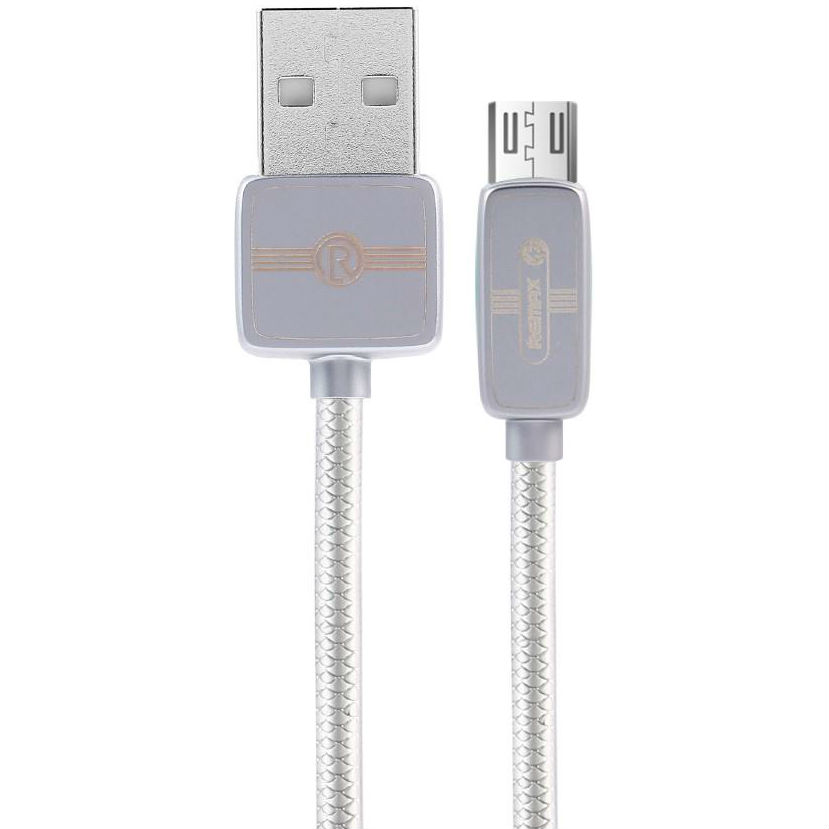 

Кабель REMAX Regor Micro USB 1 м, silver (RC-098M-SILVER), Regor Micro USB, silver (RC-098M-SILVER)