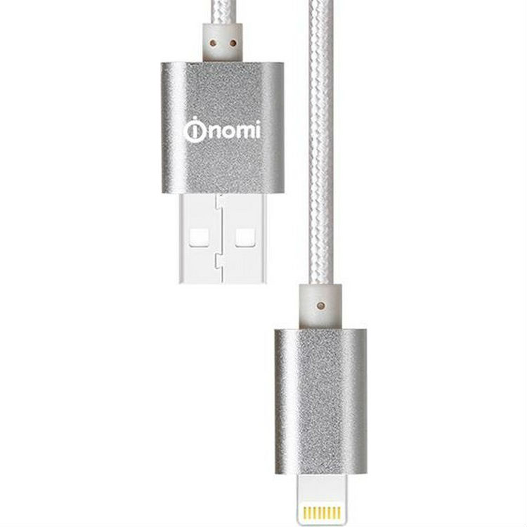 Кабель NOMI DCM 30i USB Lightning 3 м silver (316191)