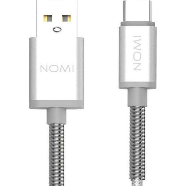 

Кабель NOMI DCMQ 10c USB Type-C 1 м silver (316207), DCMQ 10c USB Type-C 1м silver