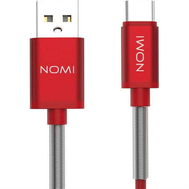 

Кабель NOMI DCMQ 10c USB Type-C 1 м red (316209), DCMQ 10c USB Type-C 1м red