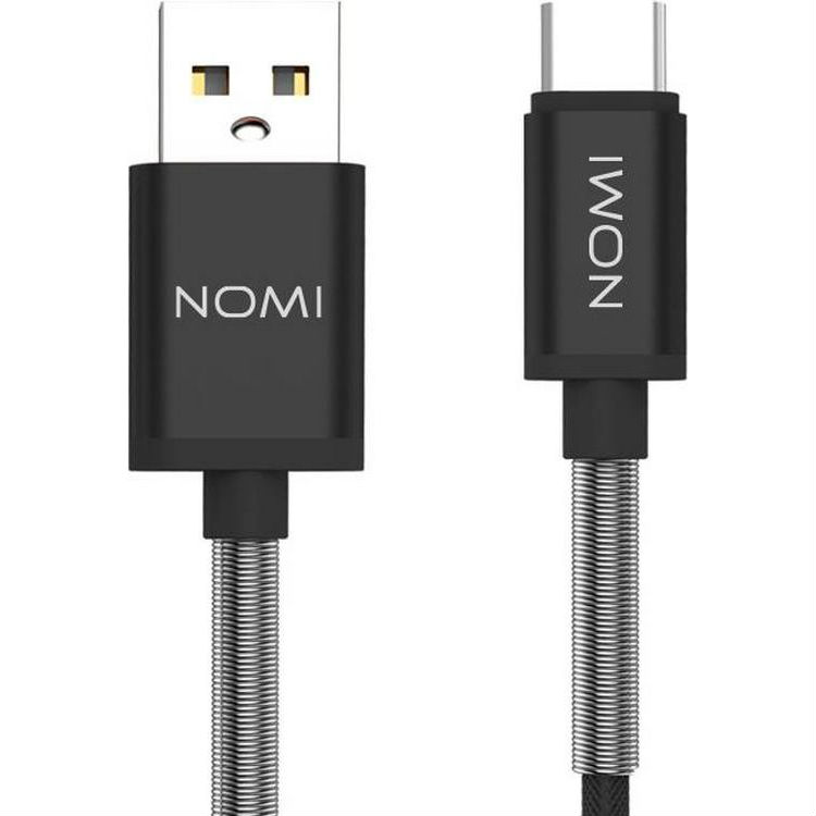 

Кабель NOMI DCMQ 10c USB Type-C 1 м black (316208), DCMQ 10c USB Type-C 1м black