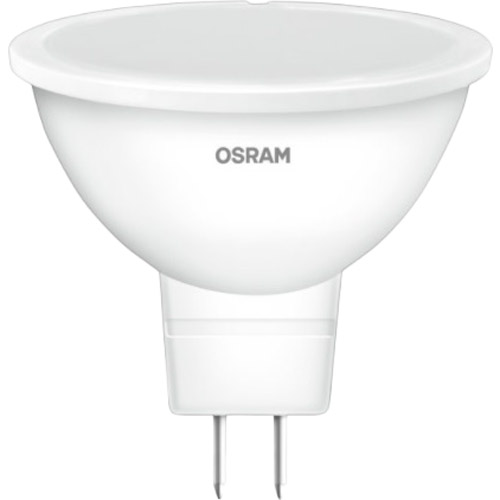

Светодиодная лампа Osram LED Star MR16 50 110° 4.2W (400Lm) 4000K 230V GU5.3 (4058075129092), Лампа світлодіодна LED MR16 4,2W (400Lm) 4000K