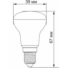 Светодиодная лампа VIDEX R39e 4 Вт (VL-R39e-04144)